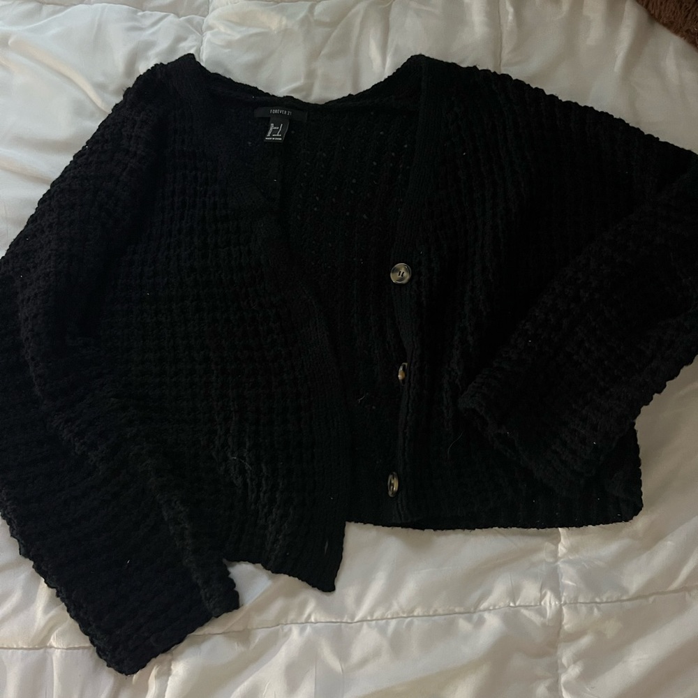 Black sweater/coverup